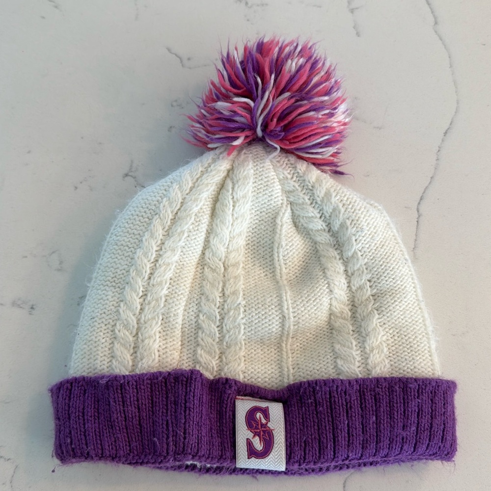 New Era toddler girls Seattle Mariners snow hat